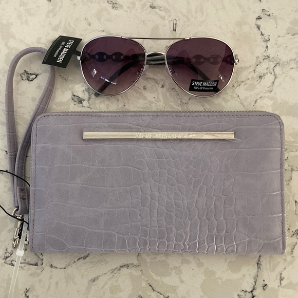 Steve Madden Accessories - ✨NWOT STEVE MADDEN CLUTCH & SUNGLASSES